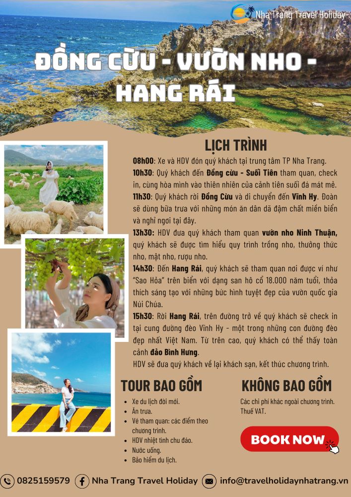Đồng cừu - vườn nho - hang rái